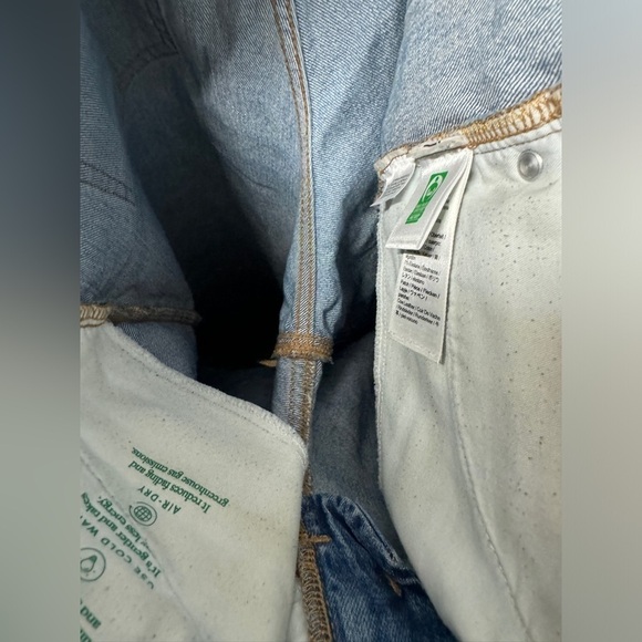 J. Crew High Rise 90s Classic Straight Distressed Blue Jeans in Rouses Wash 27 - Picture 12 of 16